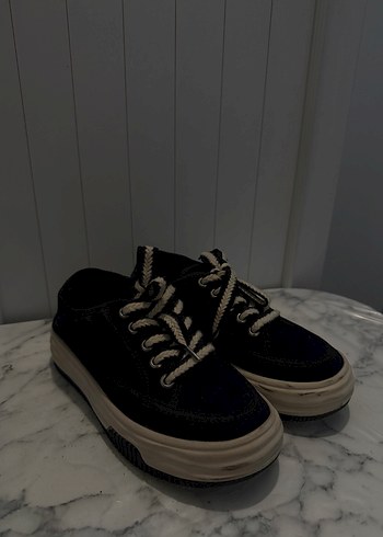 Marjin Siyah Bagcikli Sneaker