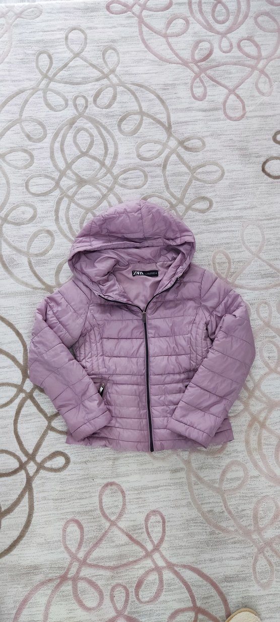 Kapüşonlu Kısa Kadın Kışlık Mont - Görsel 5