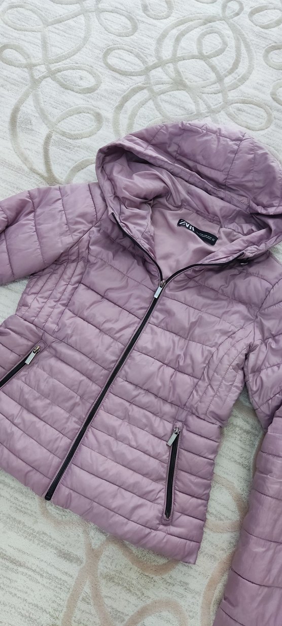 Kapüşonlu Kısa Kadın Kışlık Mont - Görsel 4