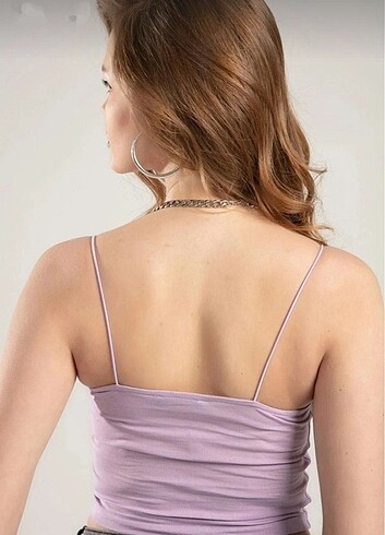 Zara İp Askılı Crop 