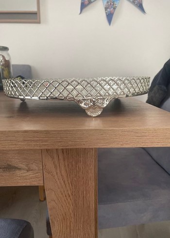 Parlak Yılan Desenli Dekoratif Tepsi - Görsel 3