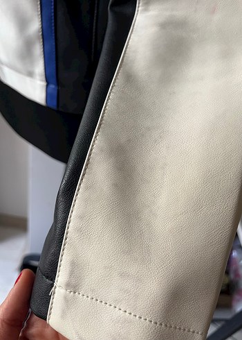 xs Beden BERSHKA Deri Biker Ceket