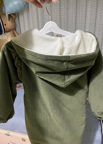 Yeşil Fermuarlı Bebek Tulum - Görsel 2