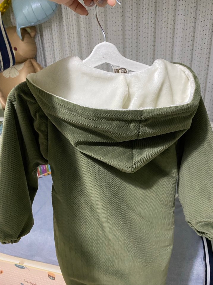 Yeşil Fermuarlı Bebek Tulum - Görsel 2