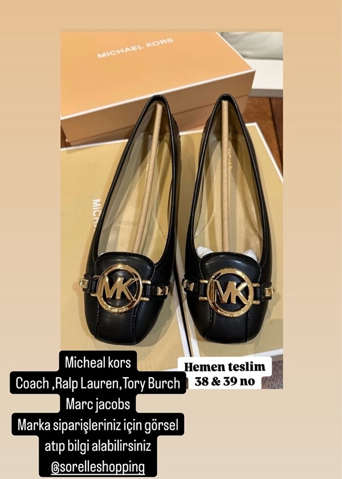 Micheal kors babet 0 orijinal faturalı üründür - Görsel 2