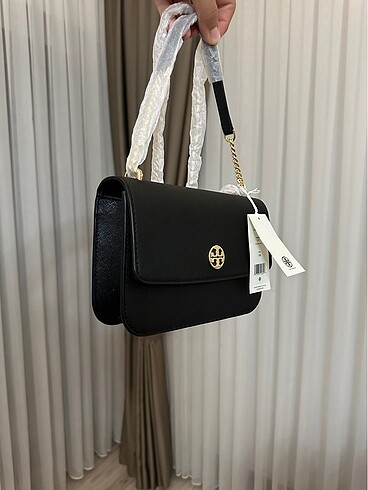 Tory burch siyah çanta - Görsel 3