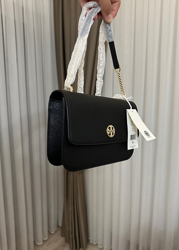 Tory burch siyah çanta - Görsel 3