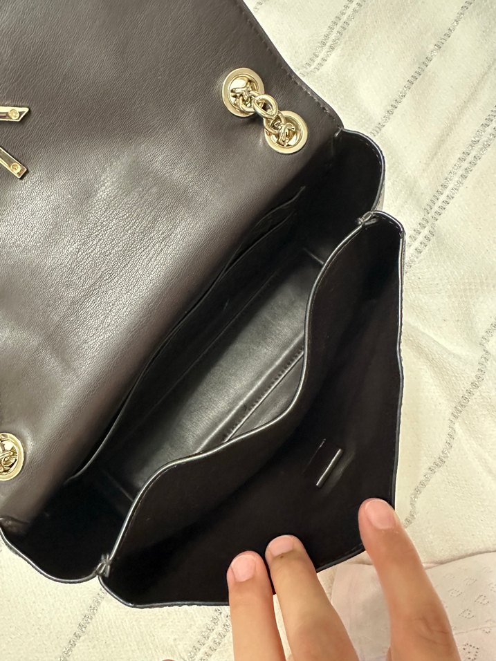 Kahverengi Deri CK Kadın Çapraz Çanta - Görsel 4