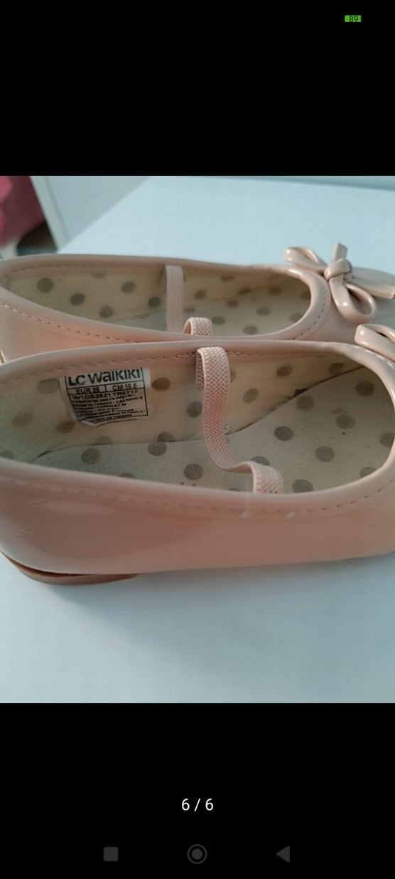 Kızlar için Pembe Fiyonk Detaylı Babet - Görsel 5