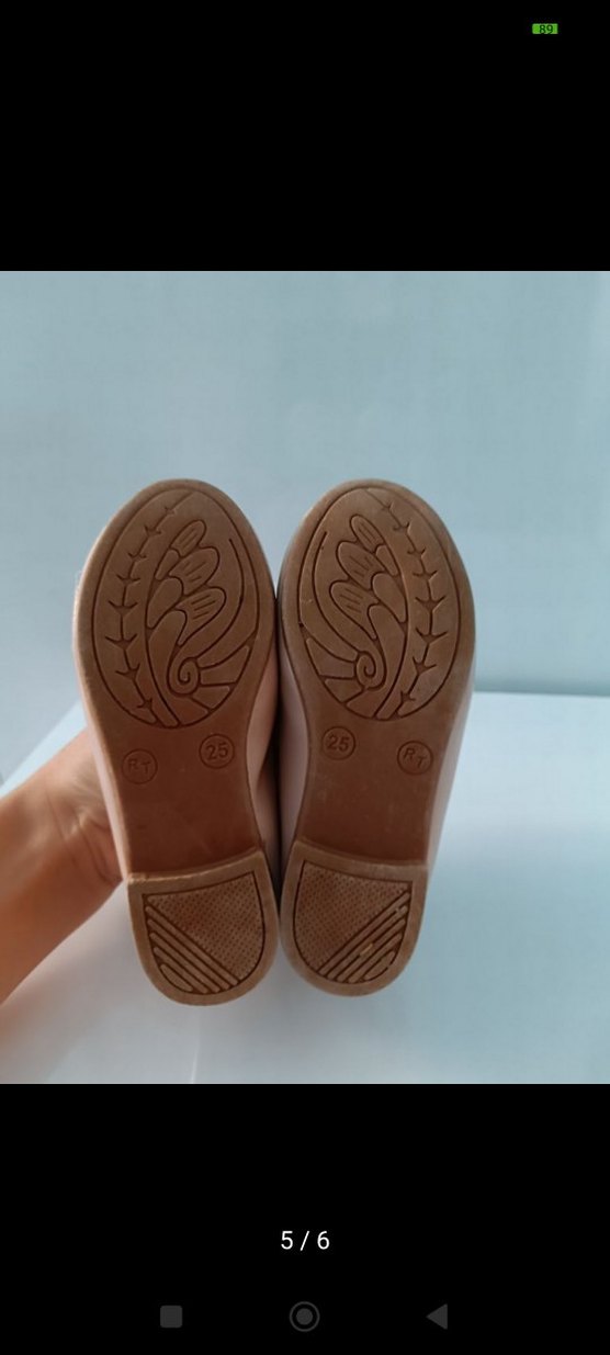 Kızlar için Pembe Fiyonk Detaylı Babet - Görsel 4