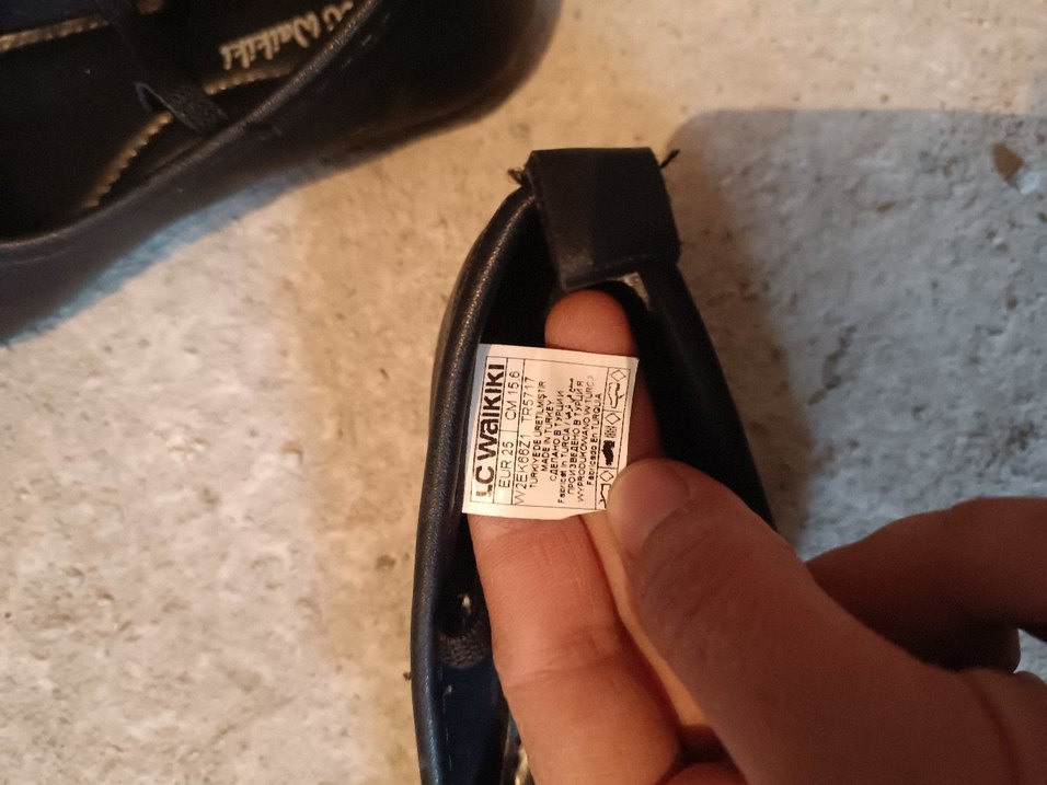 Kız Çocuk Siyah Tokalı Bale Ayakkabısı - Görsel 5