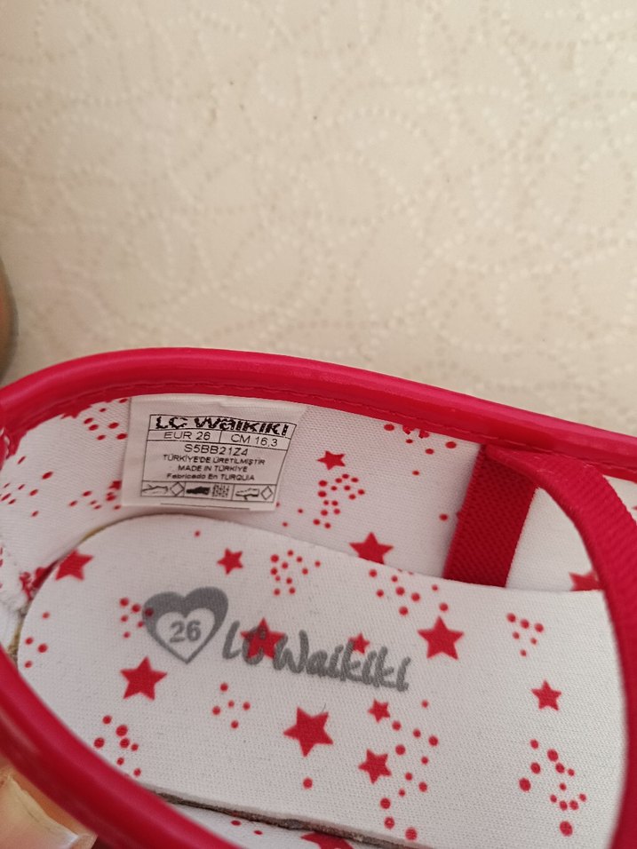 Kız Çocuk Kırmızı Fiyonk Detaylı Babet - Görsel 3