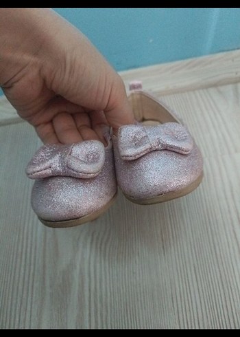 Pembe Fiyonklu Kız Çocuk Babet - Görsel 3