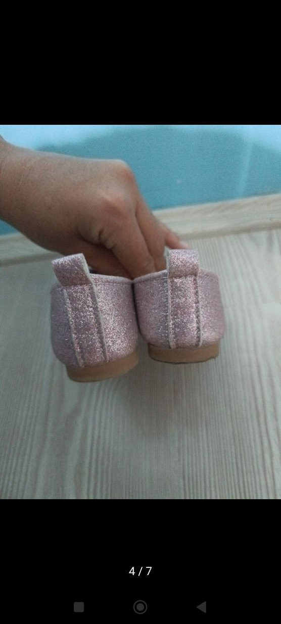 Pembe Fiyonklu Kız Çocuk Babet - Görsel 4