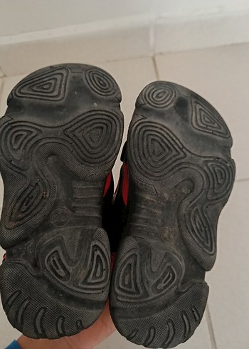 Kız Çocuk Kırmızı Yılan Desenli Tokalı Sandalet - Görsel 5