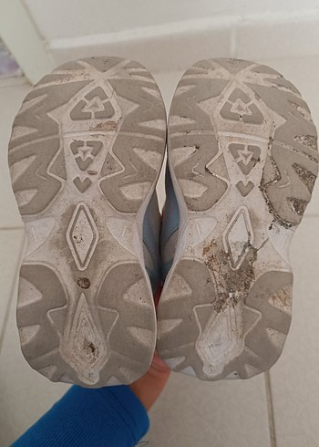 Kız Çocuk Pembe Bağcıklı Cırtlı Spor Ayakkabı - Görsel 5