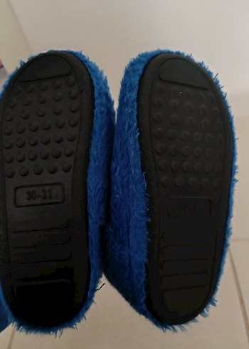 Kız Çocuk Mavi Peluş Ev Botu - Görsel 3