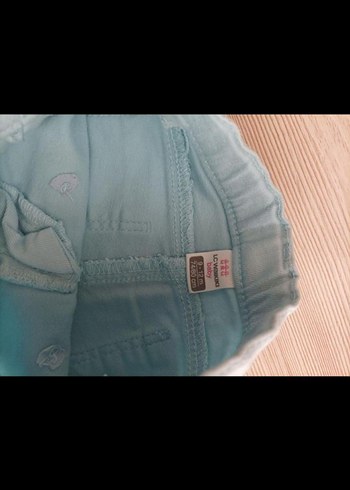 Kız Çocuk Renkli Düğmeli Denim Şort - Görsel 4