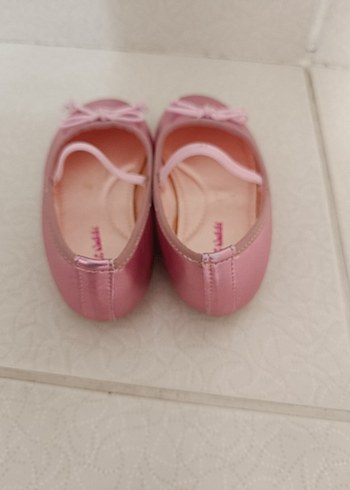 Kız Çocuk Pembe Fiyonk Detaylı Babet - Görsel 3