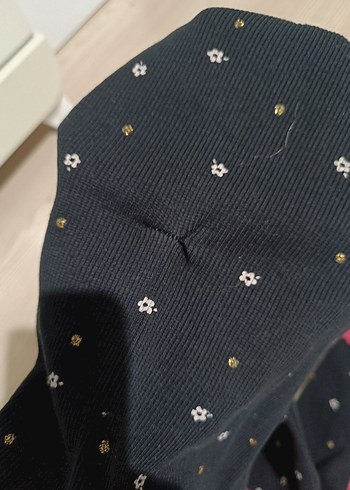 Siyah Uzun Kollu Bebek Kız Takımı - Görsel 6