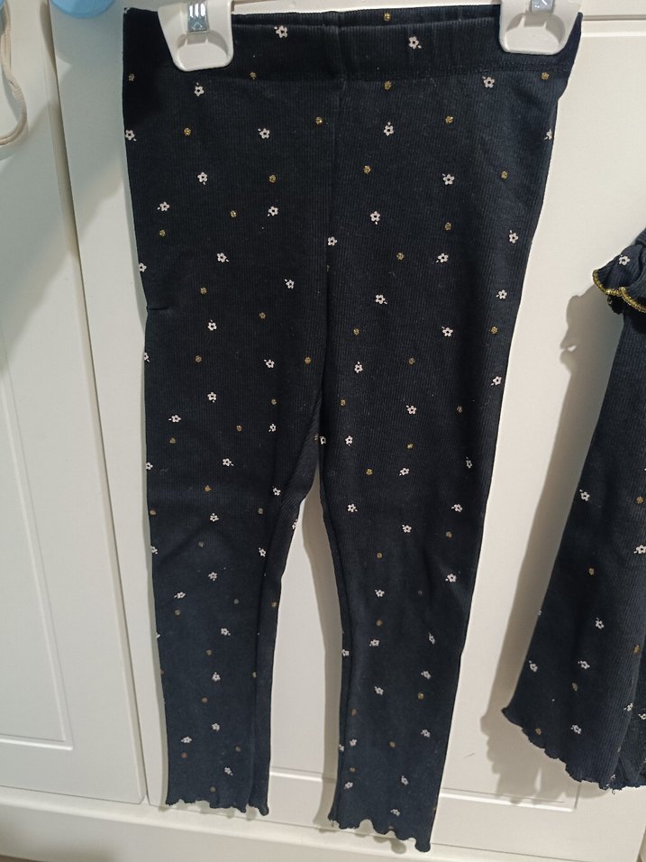 Siyah Uzun Kollu Bebek Kız Takımı - Görsel 5