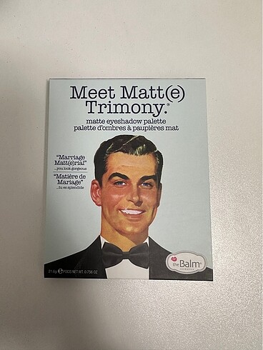 The Balm THE BALM MEET MATT TRİMONY FAR PALETİ