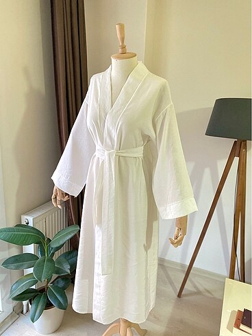 l Beden beyaz Renk Kimono kap