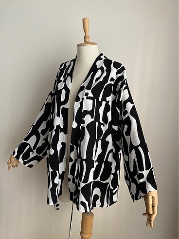 xl Beden siyah Renk Kimono ceket
