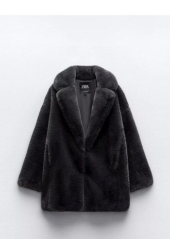 Zara suni kürklü kaban