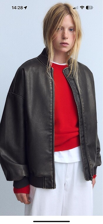 Zara ZARA BOMBER CEKET