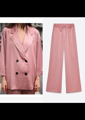 Zara Pudra Pembe İki Parcali Takim