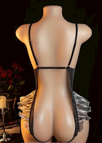 Gri Strappy Fiyonk Detaylı Bustiyer fantezi 0 ürün - Görsel 3