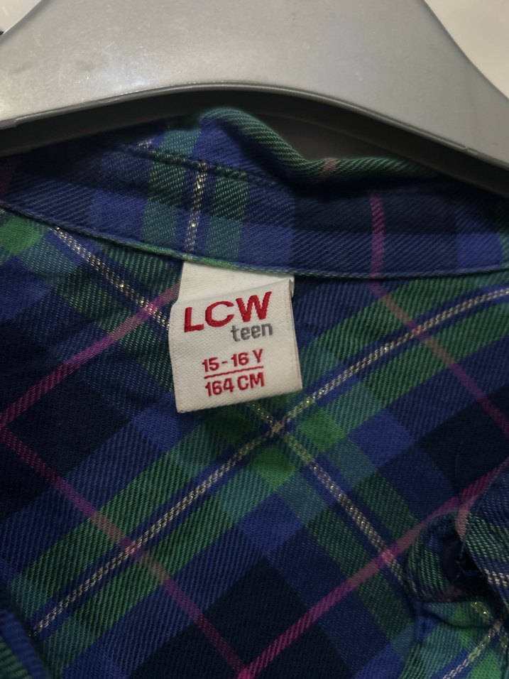 Düğmeli Çok Renkli Çocuk Gömlek - Görsel 2