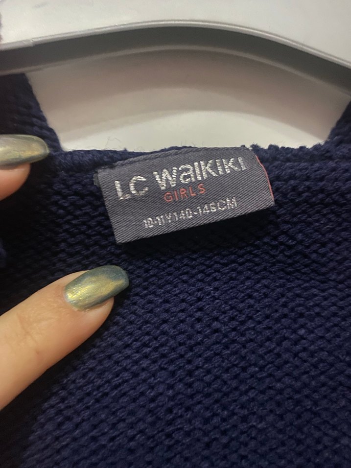 Nakışlı Bohem Kız Çocuk Hırka - Görsel 3