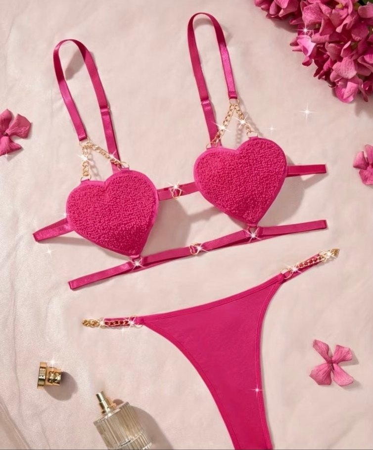 Sevgililer Günü Kalpli İç çamaşırı takımı - Görsel 3