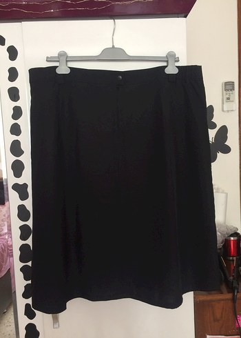 Siyah Midi Kadın Etek - Görsel 3