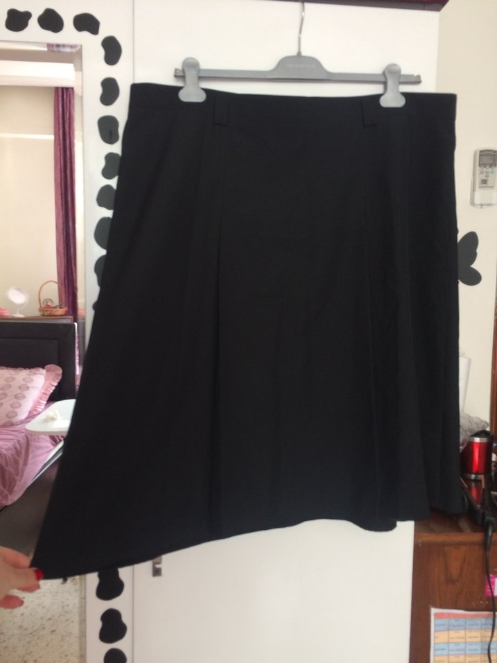 Siyah Midi Kadın Etek - Görsel 2