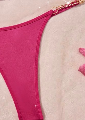 Pembe Nakışlı Dantel Kalp Sütyen alt üst takım 0 ürün - Görsel 5