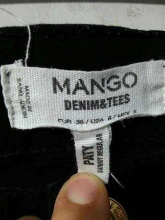 28 Beden siyah Renk mango siyah pantolon 