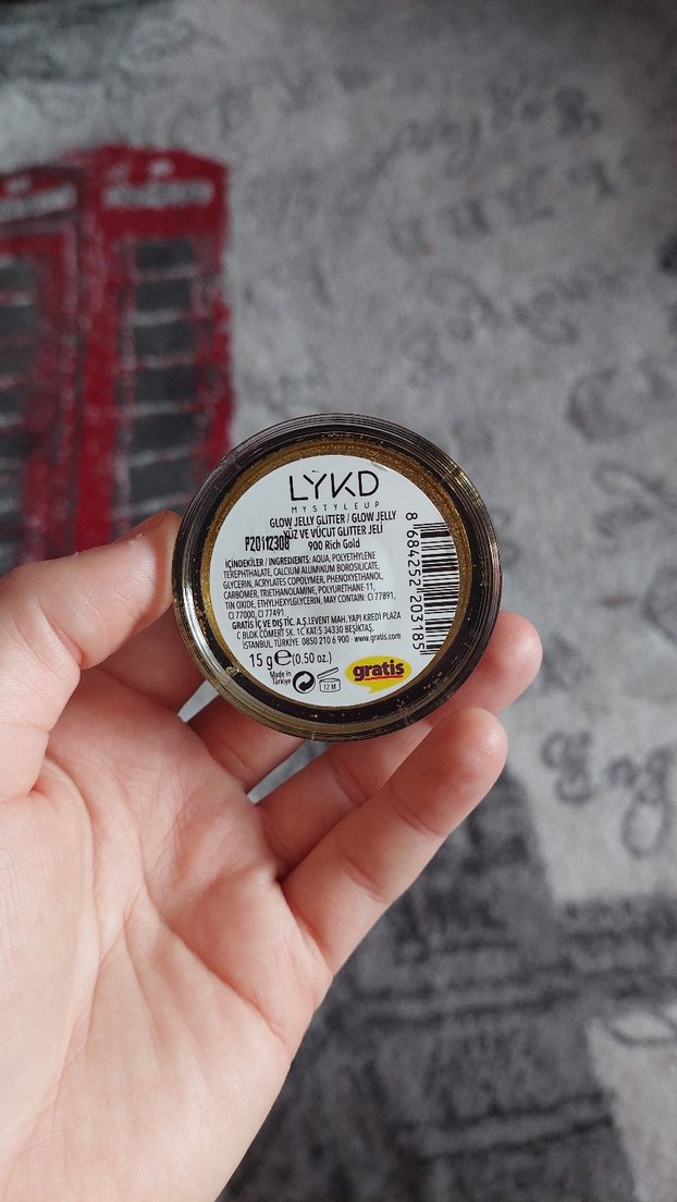 LYKD Glow Jelly Glitter - Zengin Altın Rengi - Görsel 2