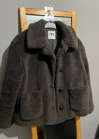 Zara Zara teddy peluş kürk ceket