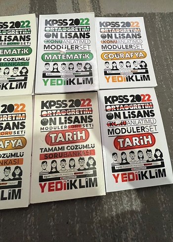 KPSS Modüler Soru bankası ve konu anlatım Seti Yediiklim - Görsel 3