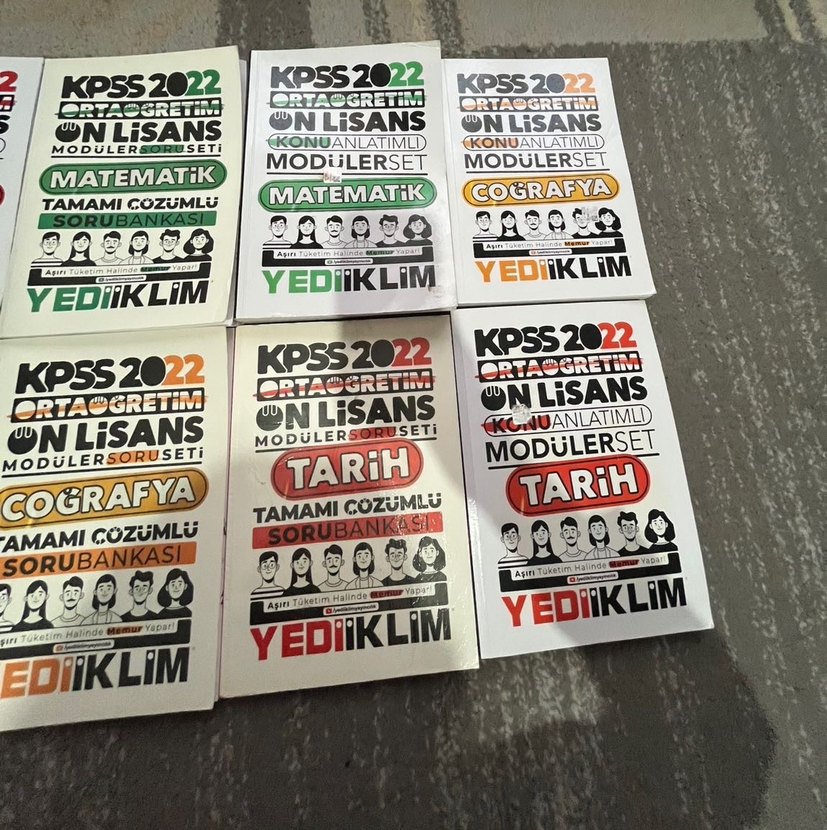 KPSS Modüler Soru bankası ve konu anlatım Seti Yediiklim - Görsel 3