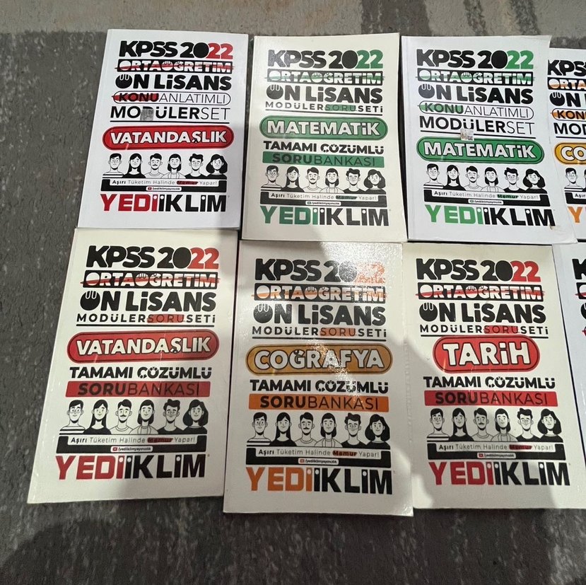 KPSS Modüler Soru bankası ve konu anlatım Seti Yediiklim - Görsel 2