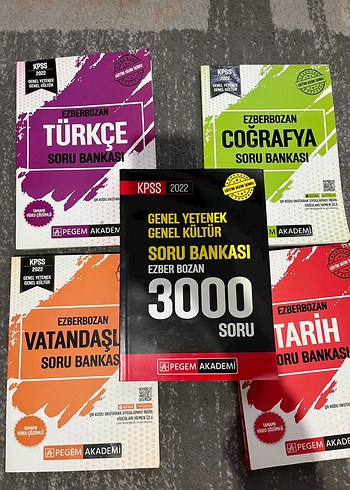 KPSS pegem Ezberbozan Soru Bankası Seti - Görsel 3