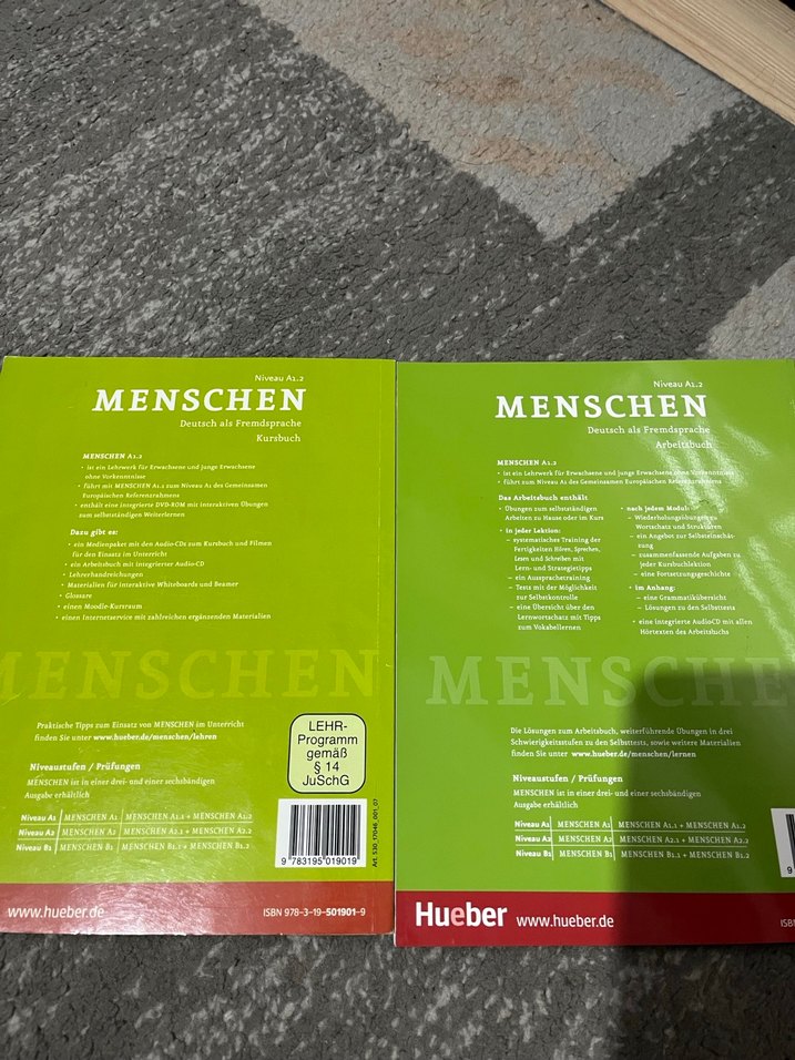 Hueber Menschen Almanca Kurs Kitapları A1.2 - Görsel 2
