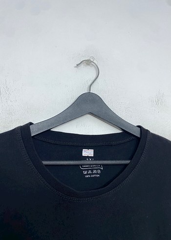 xl Beden siyah Renk Siyah Pamuklu Oversize Erkek Tişört