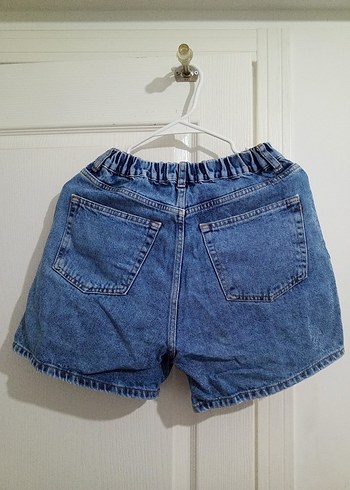 38 Beden mavi Renk Fit Mini Denim Şort