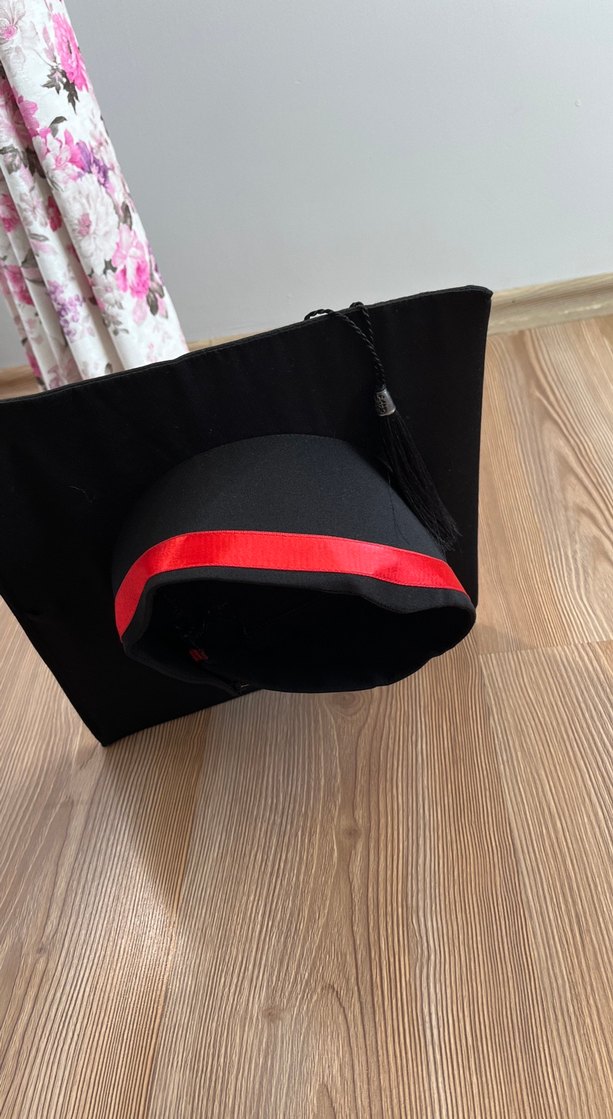 Diger Siyah Mezuniyet Kepi Püsküllü - Görsel 2