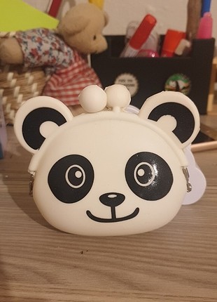 Panda silikon cüzdan